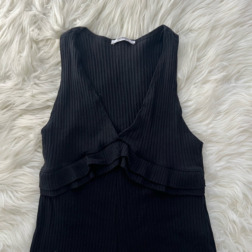 Zara Black Jumpsuit Size Small - Picture 3 of 9